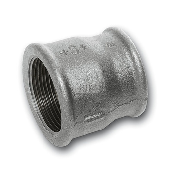 Mufa SANHA 240# redukcja, żeliwo (ocynk galwaniczny/elektrolityczny) (ocynk), 2'' x 1 1/2'' (GW)