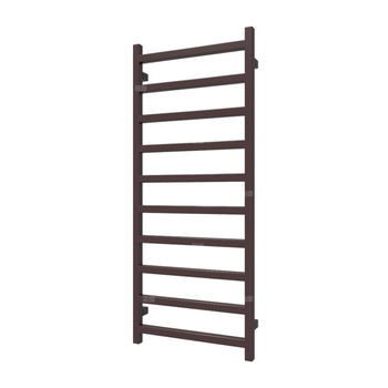 Grzejnik drabinkowy TERMA SIMPLE, podłączenie O1, wym. 1200 x 500 mm, kolor ciemny wiśniowy RAL3007 (farba), moc 440W