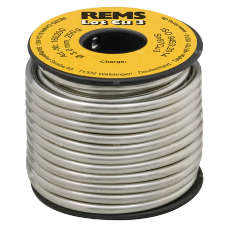 REMS Lot Cu 3, Lut miękki fi 3 mm na szpuli 250 g