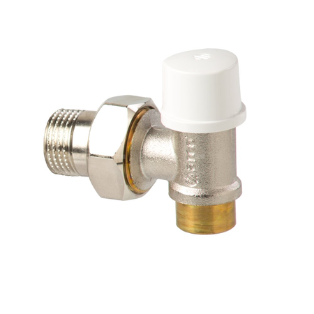 Zawór powrotny C.O. ARCO TEIDE PLUS kątowy M15 x 1/2'' Gwint zewnętrzny x Przyłącze lutowane