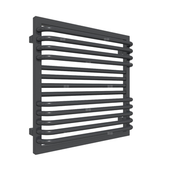 Grzejnik drabinkowy TERMA POC 2, podłączenie Z8, wym. 600 x 600 mm, kolor metaliczna czerń, moc 410W