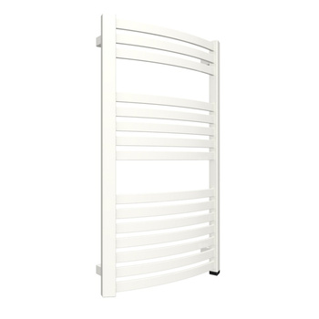 Grzejnik elektryczny TERMA DEXTER ONE 500 x 860 mm, kolor biały drogowy RAL9016, moc 400 W, podłączenie E8, kabel prosty bez wtyczki 1,5m biały