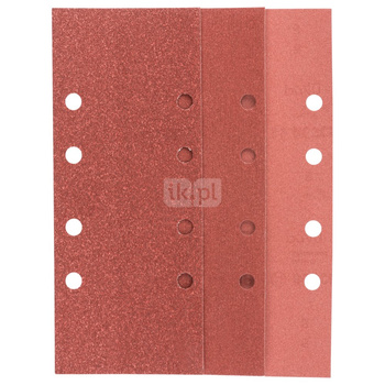 ZESTAW PAPIERÓW ŚCIERNYCH 93X230 25SZT.