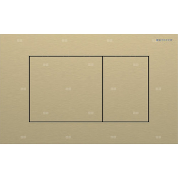 Przycisk uruchamiający Geberit Sigma40, przedni, stal nierdzewna mosiądz, prostokątny