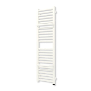 Grzejnik elektryczny TERMA LIMA ONE 1140 x 300 mm, kolor biały drogowy RAL9016, moc 400 W, podłączenie E8, kabel prosty bez wtyczki