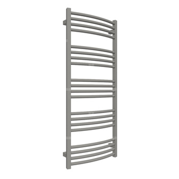 Grzejnik drabinkowy TERMA LENA, podłączenie SX, wym. 1140 x 486 mm, kolor ciemne aluminium metaliczny RAL9007, moc 483W