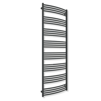 Grzejnik drabinkowy TERMA LENA, podłączenie Z8, wym. 1860 x 680 mm, kolor czarny jak kruk mat RAL9005 (farba), moc 1050W