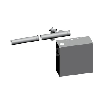 Zestaw do rozbudowy kolejnego kotła MGK 130-250 obok siebie DN 200/160 wykonanie zależne od powietrza w pomieszczeniu,