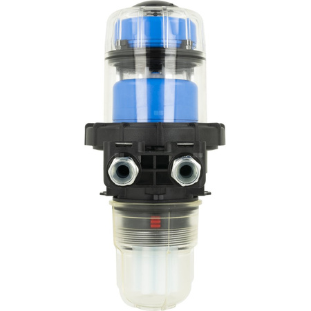 Filtr olejowy AFRISO FloCo-Top-1C Sizintegrowany z odpowietrznikiem fi 3/8''/3/8'' GW x GZ, z wkładem plastikowym, maks. przepływ 100 l/h