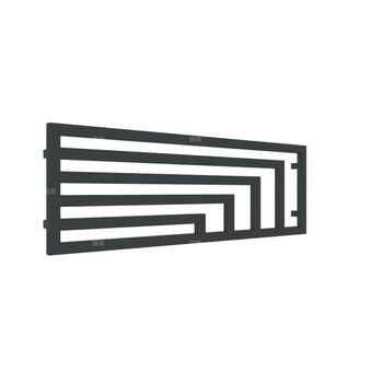 Grzejnik drabinkowy TERMA ANGUS H, podłączenie YP, wym. 440 x 1300 mm, kolor nowy czarny krokodyl, moc 538W