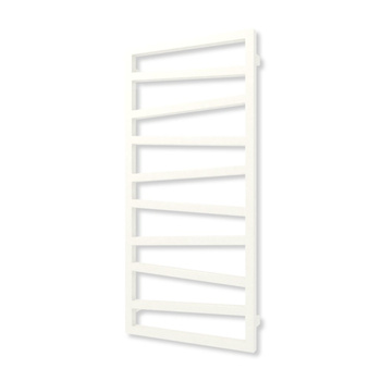 Grzejnik drabinkowy TERMA ZIGZAG, podłączenie O1, wym. 1310 x 500 mm, kolor biały drogowy RAL9016 (farba), moc 490W