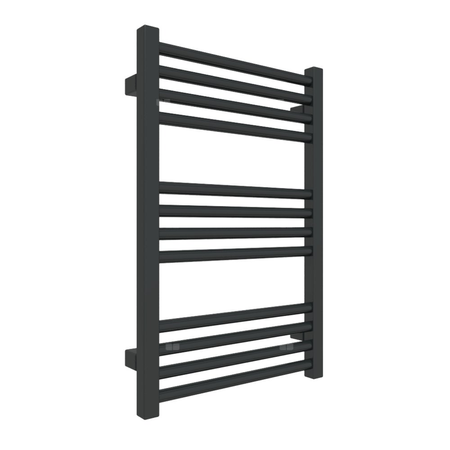 Grzejnik drabinkowy TERMA FIONA, podłączenie SX, wym. 660 x 430 mm, kolor czarny jak kruk mat RAL9005, moc 255W