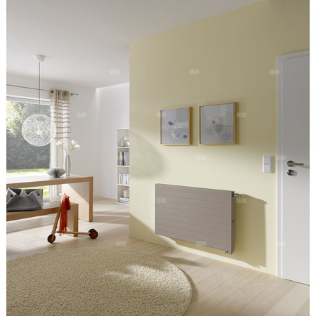 Grzejnik płytowy typ 12 KERMI X2 Line-V, z osłoną wym. 305 x 1805 mm, kolor biały, moc 1186 W