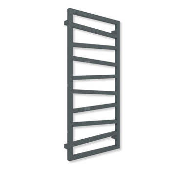 Grzejnik elektryczny TERMA ZIGZAG 1310 x 500 mm, kolor czarny anodowy, moc 600 W, podłączenie E1, kabel przyłącze ts1/ss1