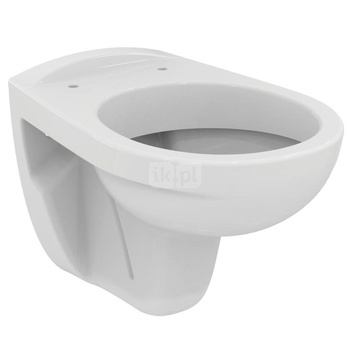 Miska WC wisząca IDEAL STANDARD Eurovit porcelana szklista biała, odpływ lejowe, poziomy odpływ