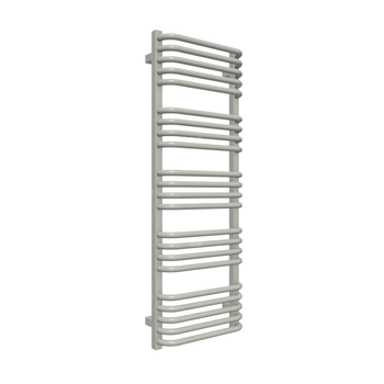 Grzejnik drabinkowy TERMA Alex, podłączenie ZX, wym. 1140 x 400 mm, kolor srebrny połysk, moc 479W