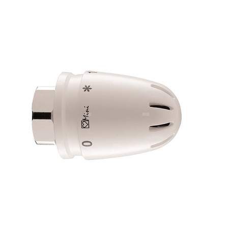 Głowica termostatyczna prosta HERZ Design Mini, zakres reg. 8-30'C, przyłącze M 28 x 1,5, kolor biały