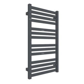 Grzejnik drabinkowy TERMA MARLIN, podłączenie SX, wym. 780 x 430 mm, kolor szary antracytowy RAL7016, moc 319W