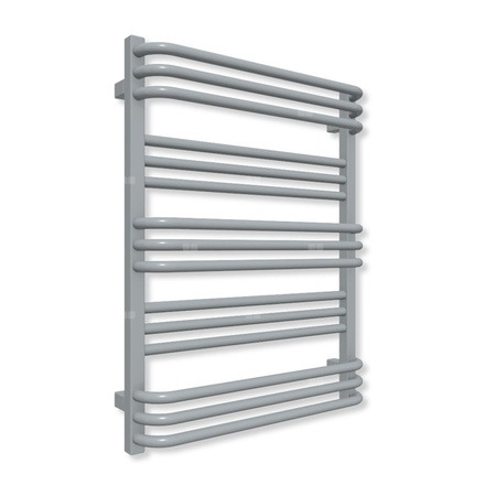 Grzejnik elektryczny TERMA POLA 780 x 600 mm, kolor pastelowy niebieski, moc 400 W, podłączenie E8, kabel spiralny z wtyczką