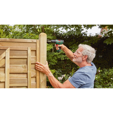 Akumulatorowa wiertarko-wkrętarka EasyDrill 1200 (1x1,5 Ah) + GAL 1210 CV+  AC set X34