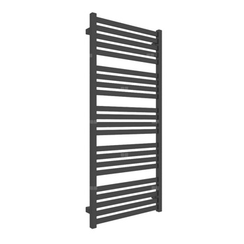 Grzejnik drabinkowy TERMA MARLIN, podłączenie SX, wym. 1185 x 530 mm, kolor czarny sygnałowy RAL9004, moc 576W