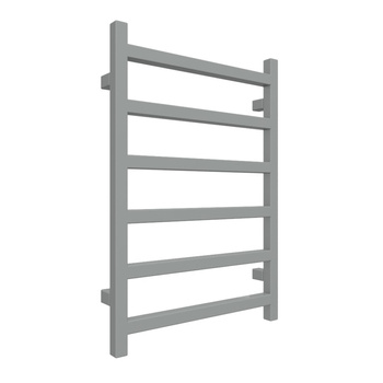 Grzejnik drabinkowy TERMA SIMPLE, podłączenie SX, wym. 720 x 500 mm, kolor szary drogowy a RAL7042, moc 262W