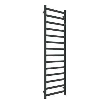 Grzejnik drabinkowy TERMA SIMPLE ONE, podłączenie S1, wym. 1680 x 500 mm, kolor czarny jak kruk soft RAL9005, moc 600W