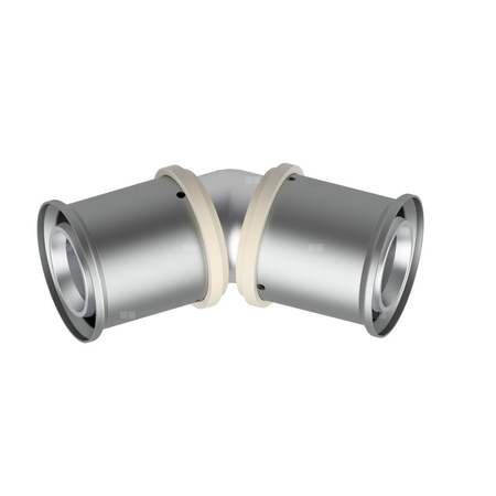 Kolano zaprasowywane 45' QIK XPRT, mosiądz, 40 mm (złącze zaprasowywane)