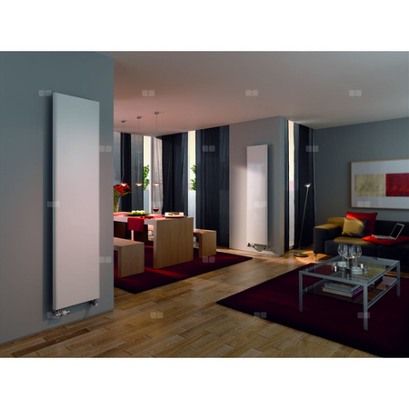 Grzejnik płytowy typ 20 KERMI X2 Verteo Plan, z osłoną wym. 2200 x 600 mm, kolor biały, moc 1684 W