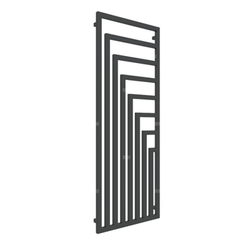 Grzejnik drabinkowy TERMA ANGUS V, podłączenie Y8, wym. 1780 x 680 mm, kolor czarny RAL9011, moc 1116W