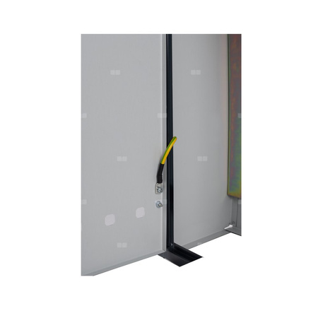 Punkt redukcyjno-pomiarowy na 3-4 gazomerzy G4/G6,w pionie,w skrzynce metalowej - antracyt