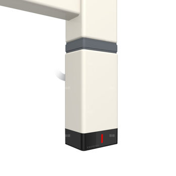 Grzałka TERMA One P30x40, 1000W Tuba, Modern Ivory, kabel spiralny z wtyczką [biały, 2,5m, logo Terma, instr. TERMA]