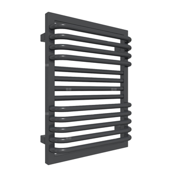Grzejnik drabinkowy TERMA POC 2, podłączenie SX, wym. 600 x 450 mm, kolor czarny pieprz