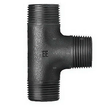 Trójnik ODLEWNIA ZAWIERCIE 135/135 90' żeliwo (czarny) 1'' (GZ gazowy stożkowy x GZ gazowy stożkowy x GZ gazowy stożkowy)