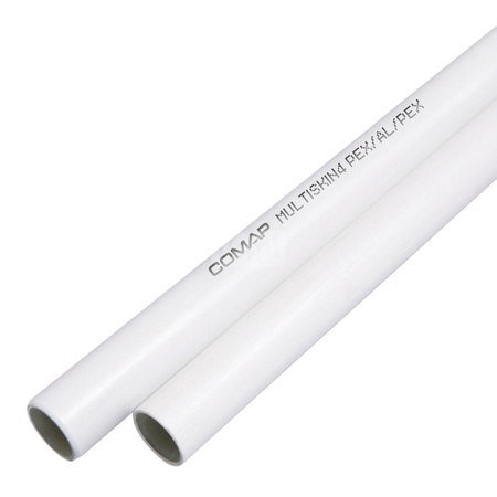Rura wielowarstwowa COMAP PE-Xc/AL/PE-Xc MultiSkin4 26x3 kolor: biały - sztanga 5m