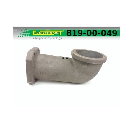 Żeliwne kolano retorty 38