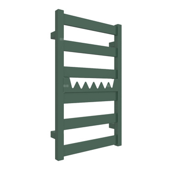 Grzejnik drabinkowy TERMA VIVO, podłączenie Z8, wym. 670 x 400 mm, kolor ral 6028 mat (farba), moc 230W