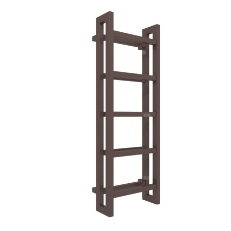 Grzejnik drabinkowy TERMA STAND, podłączenie SX, wym. 1150 x 400 mm, kolor ral 8017 mat (farba), moc 547W