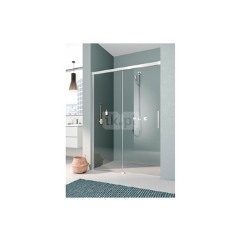 Kermi Drzwi przesuwne Nica L2L 1200x 2000 1185-1210 SWS ESG Clean drz. przes. 2-cz. nadpodłog. z polem st. pole stałe lewe