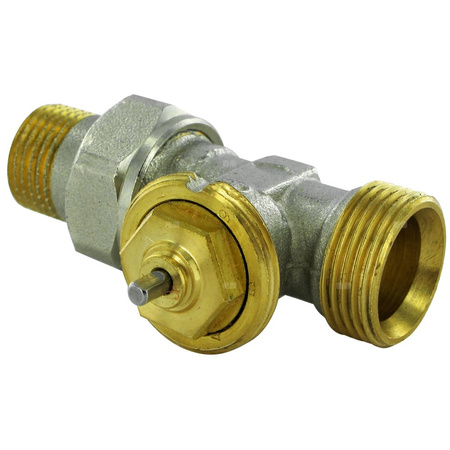 Zawór grzejnikowy termostatyczny COMAP R859E prosty, połączenie 1/2'' (niklowanie)