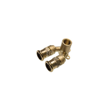 Trójnik SANHA PURAPRESS brąz 15 mm x 1/2'' x 22 mm (zw x GW x zw)