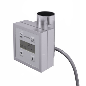 Sterownik TERMA KTX 3 Karton, Silver Matt SMA, kabel prosty bez wtyczki [srebrzysty, 1,5m, logo Terma, instr. TERMA]