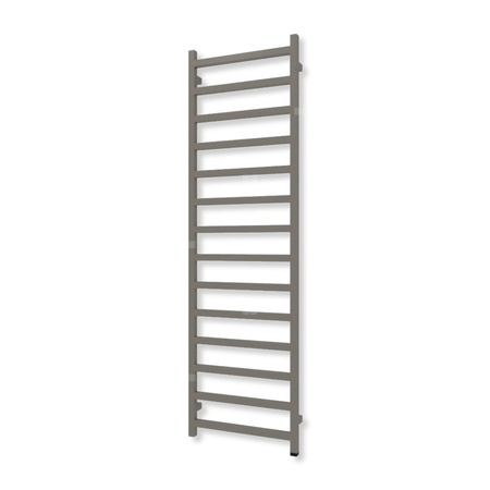 Grzejnik elektryczny TERMA SIMPLE ONE 1680 x 500 mm, kolor błyszczący żwir, moc 600 W, podłączenie E8, kabel prosty z wtyczką szary