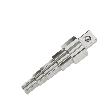 Klucz stopniowy UNI z grzechotką