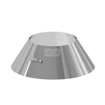 Kołnierz przeciwdeszczowy fi 160 mm RICOM ENERGY DW stal nierdzewna