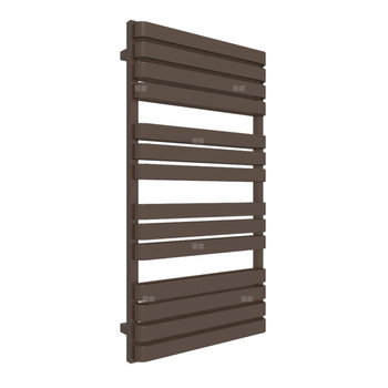 Grzejnik drabinkowy TERMA WARP T, podłączenie ZX, wym. 1110 x 600 mm, kolor irchowo-brązowy RAL8014, moc 924W