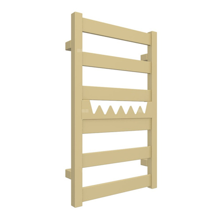 Grzejnik drabinkowy TERMA VIVO, podłączenie SX, wym. 670 x 400 mm, kolor mosiądz (farba), moc 230W
