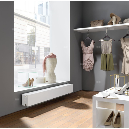 Grzejnik płytowy typ 33 KERMI Plan-V wym. 205 x 3005 mm, kolor biały, moc 2918 W