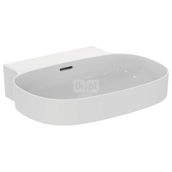 LINDA-X Umywalka 60cm B/O SLOT Z/P GLS W