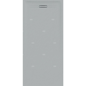 Brodzik prostokątny Geberit Sestra: 180x90x4cm, Szary / Struktura łupka